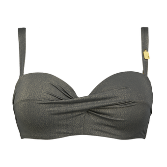 Sparkling Jungle Bandeau Bikini Oberteil