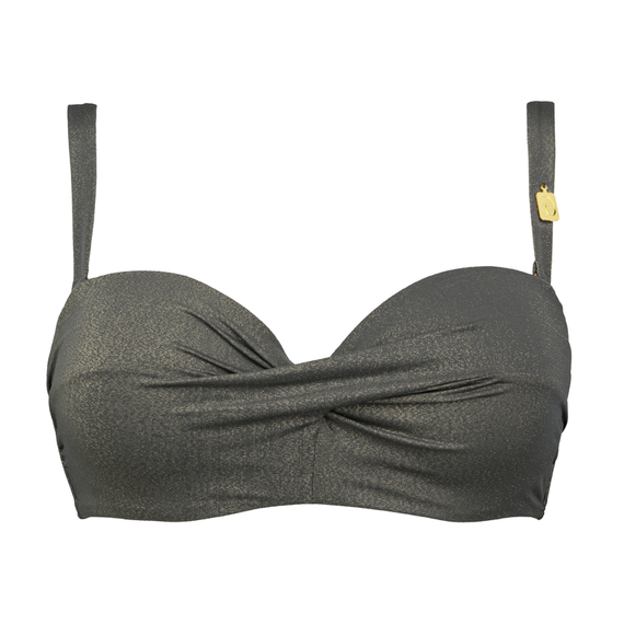 Sparkling Jungle Bandeau Bikinitop