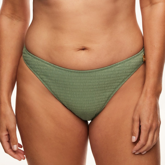 Annadiva Swim Sparkling Smocky Brazilian Bikinibroekje Jade