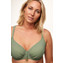 Annadiva Swim Sparkling Smocky Full Cup Bikinitop Jade