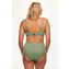 Annadiva Swim Sparkling Smocky High Waist Bikinibroekje Jade