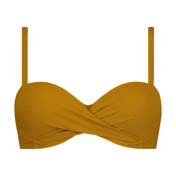 Beachlife Spice Shimmer Bandeau Bikinitop