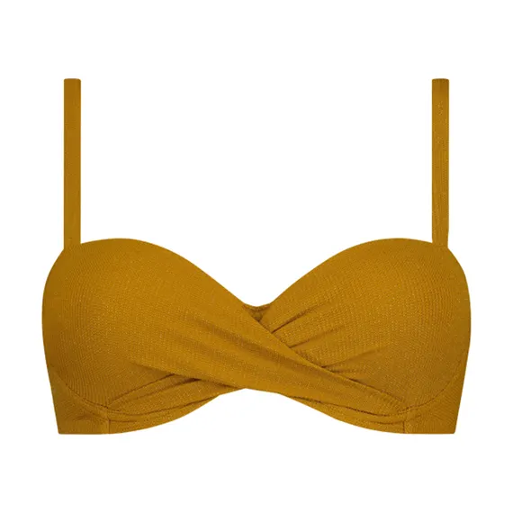 Spice Shimmer Bandeau Bikinitop