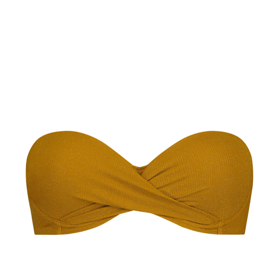 Beachlife Spice Shimmer Bandeau Bikinitop