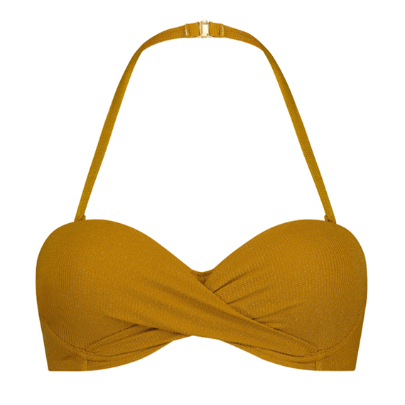 Beachlife Spice Shimmer Bandeau Bikinitop