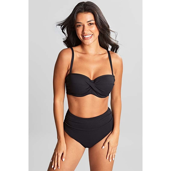 Panache Swim Spirit Bandeau Bikinitop Black