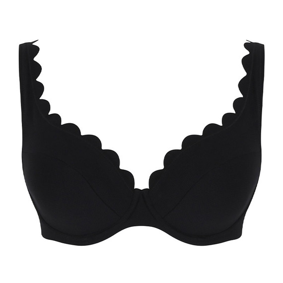 Panache Swim Spirit Plunge Bikinitop Black
