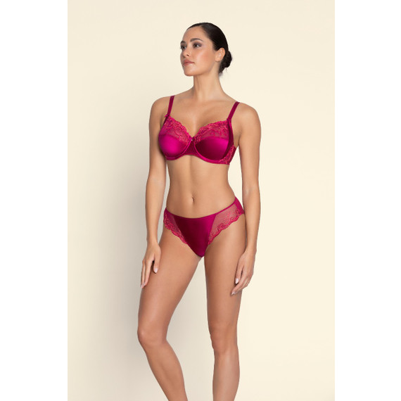 Lise Charmel Splendeur Soie Full Cup BH Splendeur Carmin