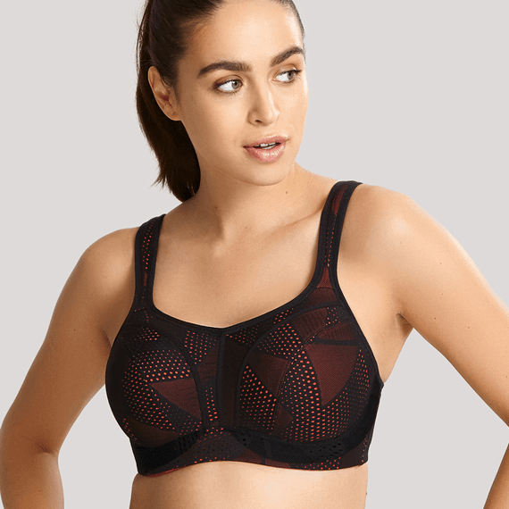 Panache Sport Voorgevormde Sport BH Black Coral