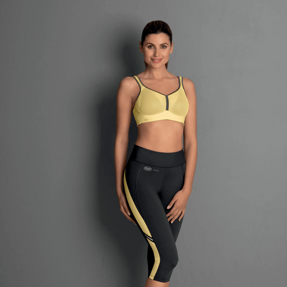 Anita Active Air Control DeltaPad Sport BH Yellow Antraciet