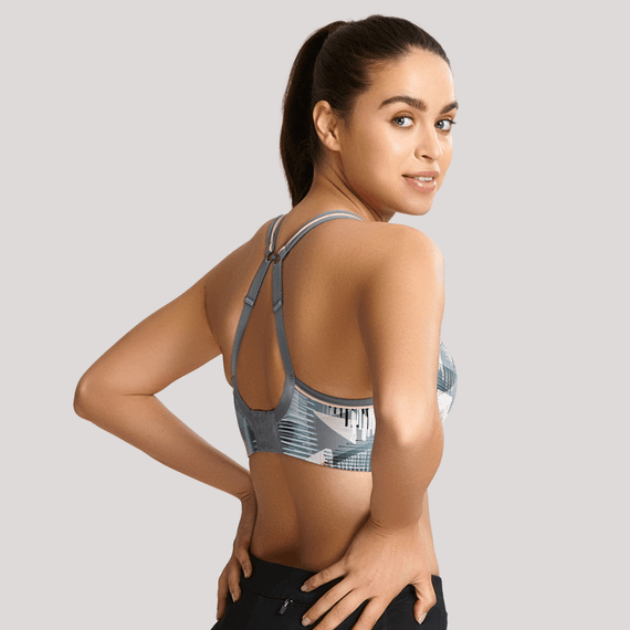 Panache Voorgevormde Sport BH Pastel Retro