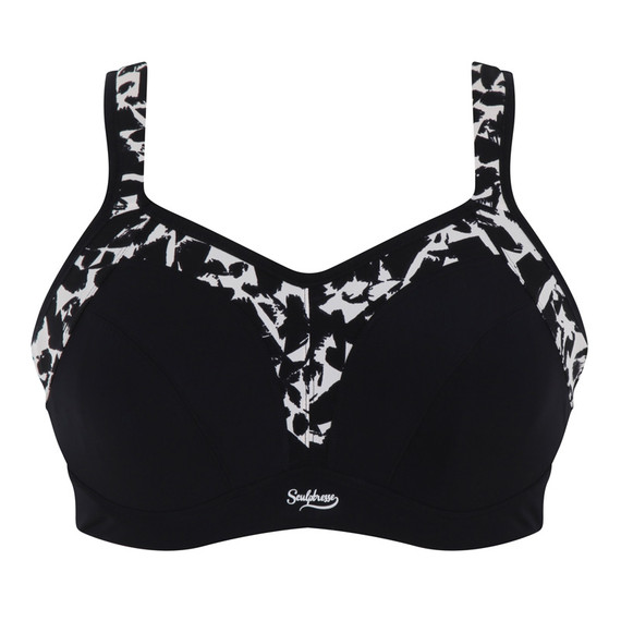 Sculptresse Activate Sport BH met Beugels Mono Print