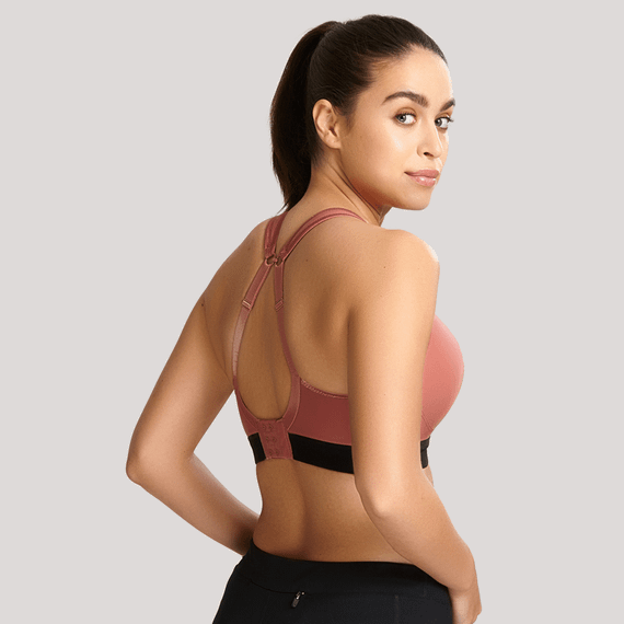 Panache Voorgevormde Sport BH Zonder Beugels Rose Black