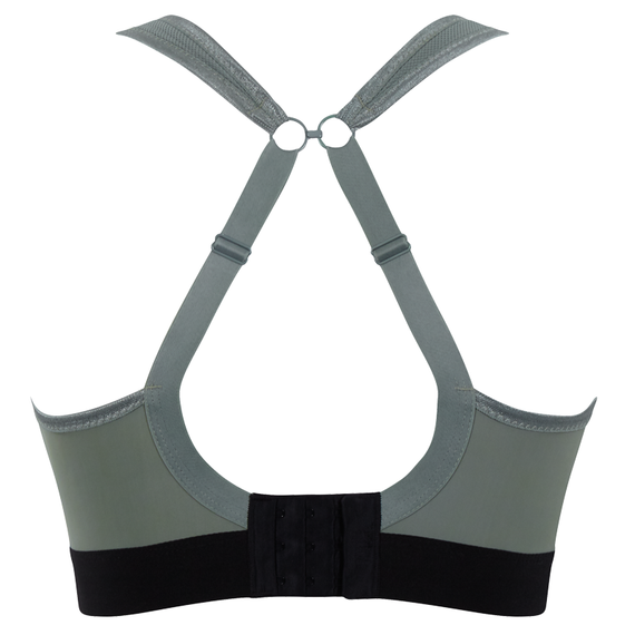 Panache Voorgevormde Sport BH Zonder Beugel Khaki Black