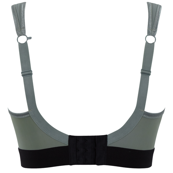 Panache Voorgevormde Sport BH Zonder Beugel Khaki Black