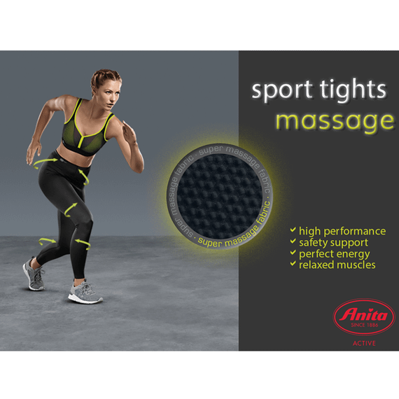Anita Active Sportlegging Massage Black