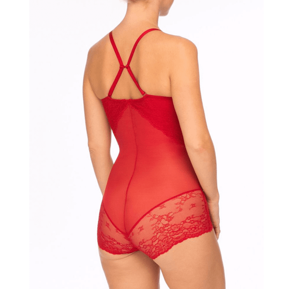 Spanx Spotlight On Lace Corrigerende Body Red