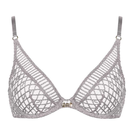 Aubade Stardust Dream Plunge BH Cosmos Silver