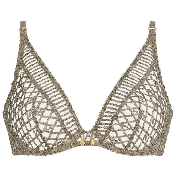 Aubade Stardust Dream Plunge BH Nile Green