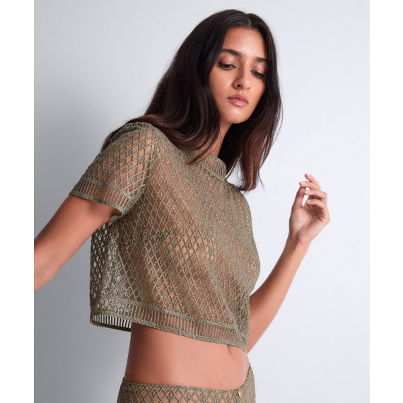 Aubade Stardust Dream Top Nile Green
