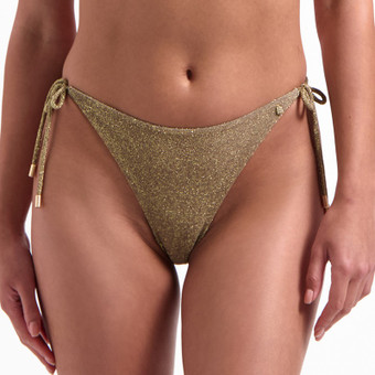 Gold Glitter Strikbroekje
