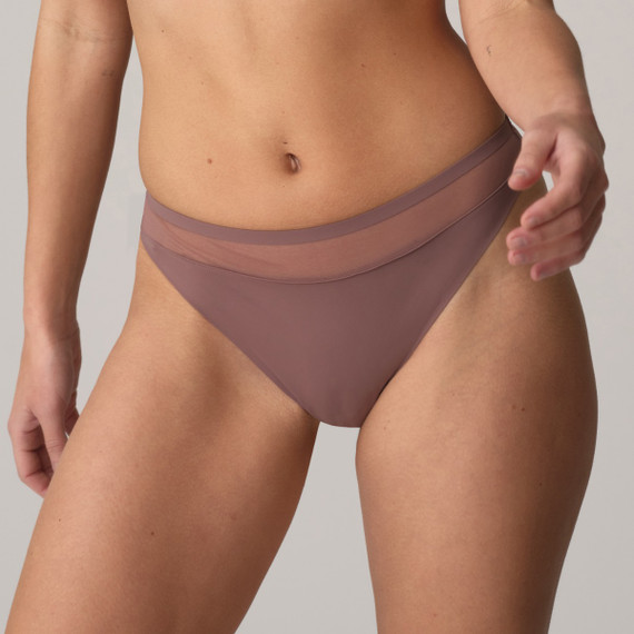Marie Jo Louie String Satin Taupe