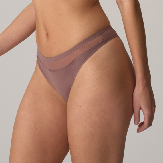Marie Jo Louie String Satin Taupe