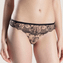 Aubade Baisers Charnels String Noir Cachemire