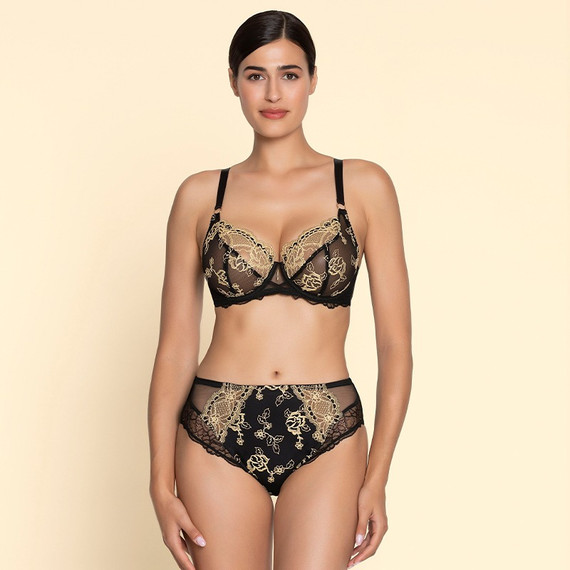 Lise Charmel Sublime En Or Full Cup BH Noir Eclat