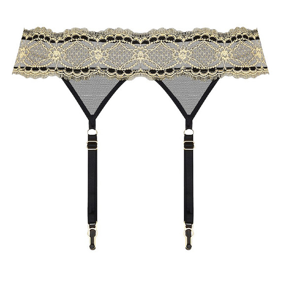 Lise Charmel Sublime En Or Jarretels Noir Eclat