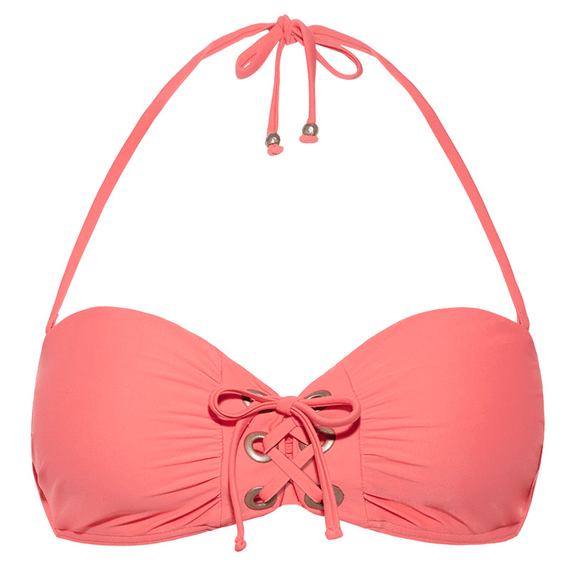 Sugar Coral Bandeau Bikinitop