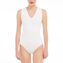 Spanx Suit Yourself V-Neck Bodysuit White