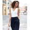 Spanx Suit Yourself V-Neck Bodysuit White