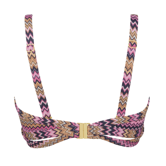 Annadiva Swim Summer Bay Twist Bikinitop Candy