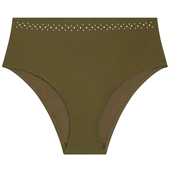 Aubade Badmode Summer Stars Hoog Bikinibroekje Khaki