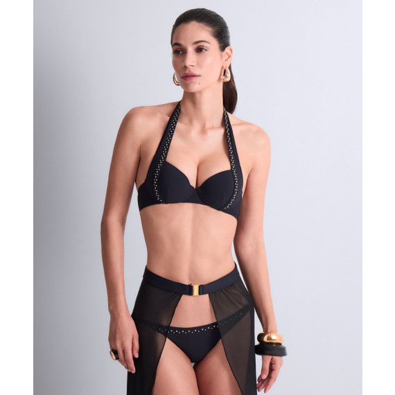 Aubade Badmode Summer Stars Strikbroekje Black