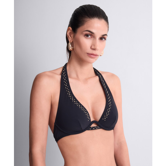 Aubade Badmode Summer Stars Triangle Bikinitop Black