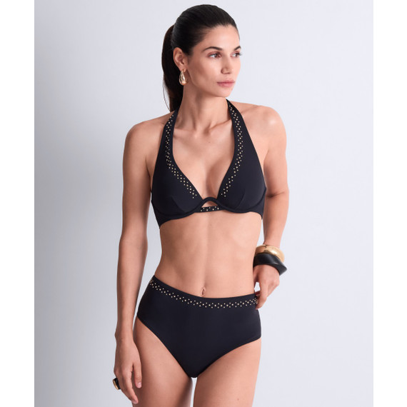 Aubade Badmode Summer Stars Triangle Bikinitop Black