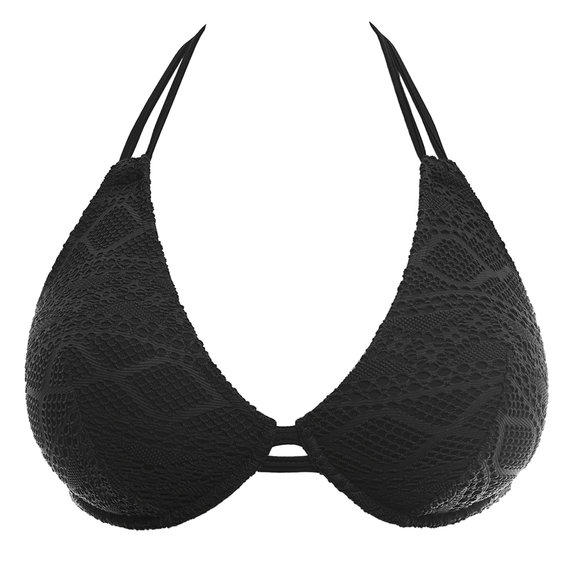 Freya Swim Halter Bikinitop Zwart