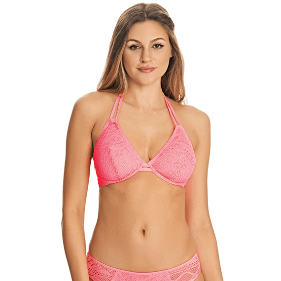 Freya Swm Sundance Halter Bikinitop Flamingo