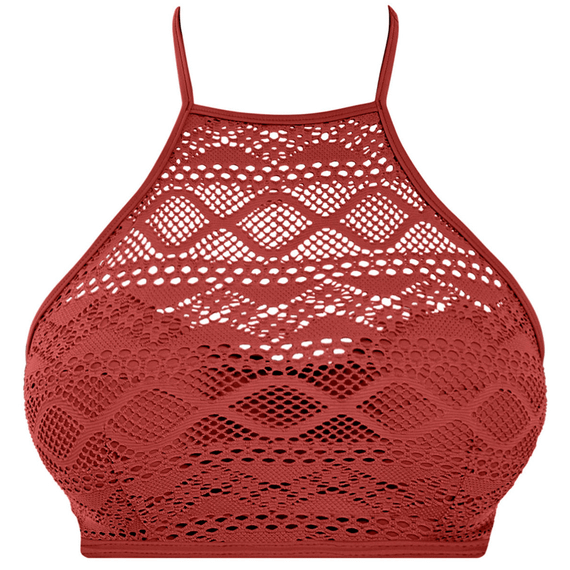 Freya Swim Sundance High Neck Bikinitop Burnt Amber