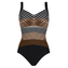 Sunflair Badpak Zwart Bruin 