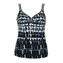 Sunflair Tankini Oberteil Schwarz Weiss