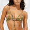 Watercult Sunset Florals Bikini Oberteil Warm Olive