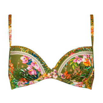 Sunset Florals Voorgevormde Bikinitop