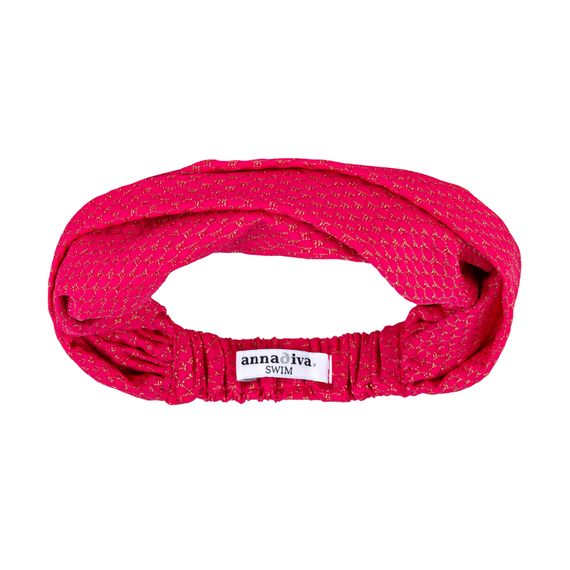 Annadiva Swim Sunset Haarband Cerise