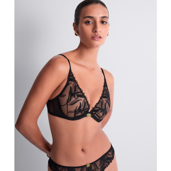 Aubade Sweet Euphoria Plunge BH Black