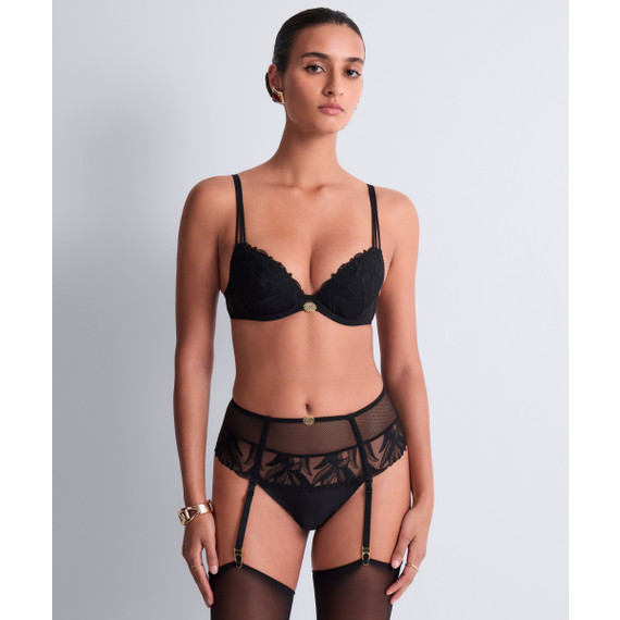 Aubade Sweet Euphoria String Met Jarretels Black
