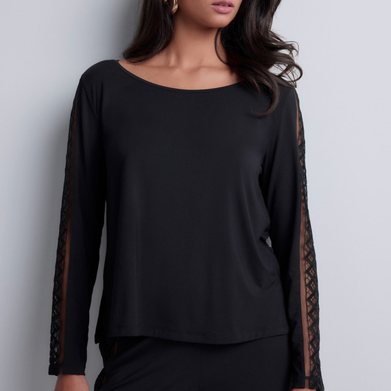 Aubade Sweet Obsession Pyjamahemd Black