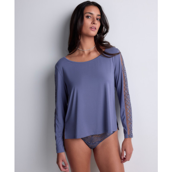 Aubade Sweet Obsession Pyjamashirt Denim